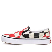 (PS) Vans Big Checker Comfycush Slip-on 'Black Red' VN0A4U1SXWD