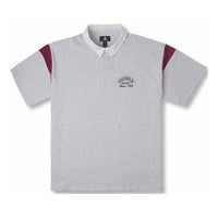 Converse Retro Polo Shirt Asia Sizing 'Grey' 10026173-A02