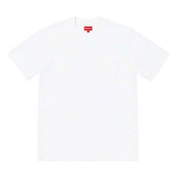 Supreme SS19 Overdyed Pocket Tee Short Sleeve Unisex White SUP-SS19-10023