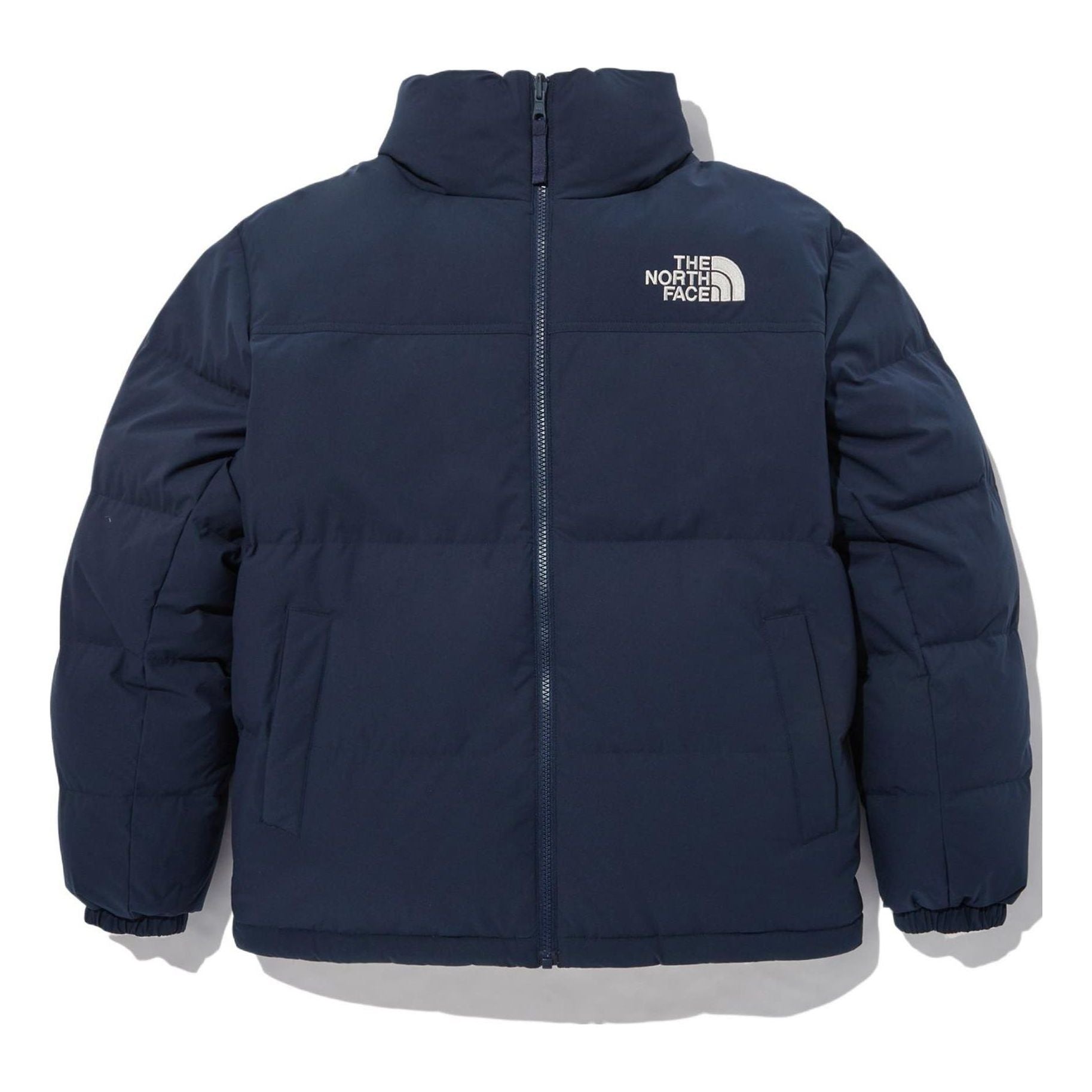 THE NORTH FACE Logo Winter Puffer Jacket 'Navy' NJ1DN77B