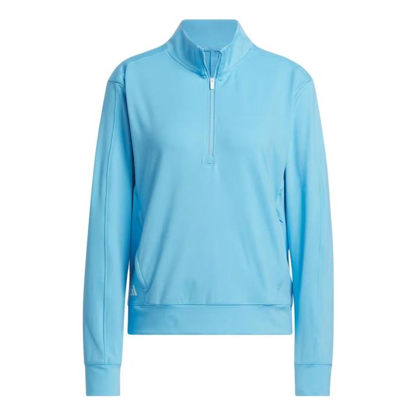 (WMNS) adidas Ultimate365 Half-Zip Layering Top Asia Sizing 'Light Blue' IP4269