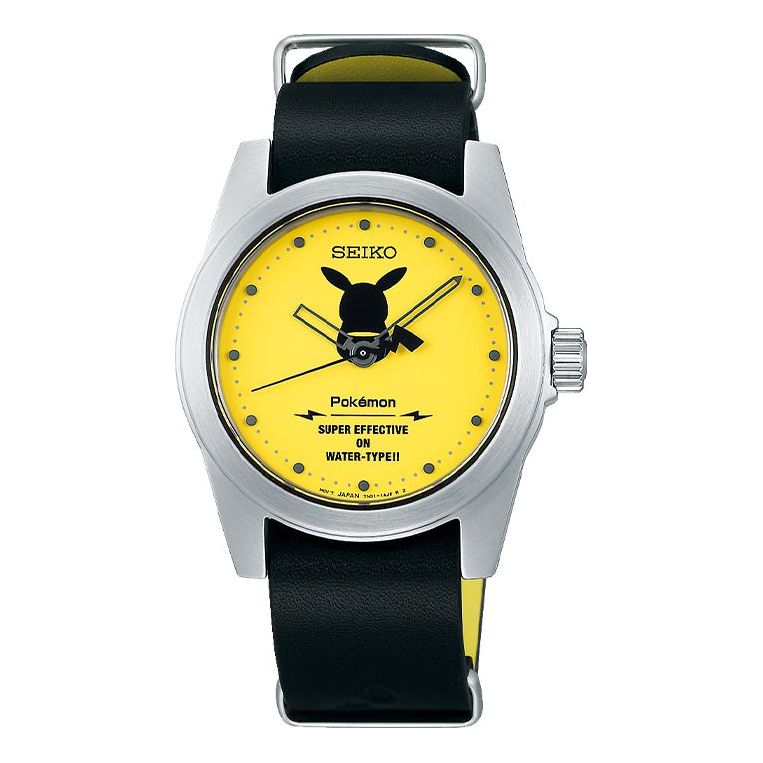 SEIKO Pokmon Pikachu Crossover Limited Watch Yellow Black SCXP175