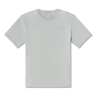 Converse Go-To Embroidered Star Chevron Standard-Fit T-Shirt Asia Sizing 'Grey' 10023876-A18