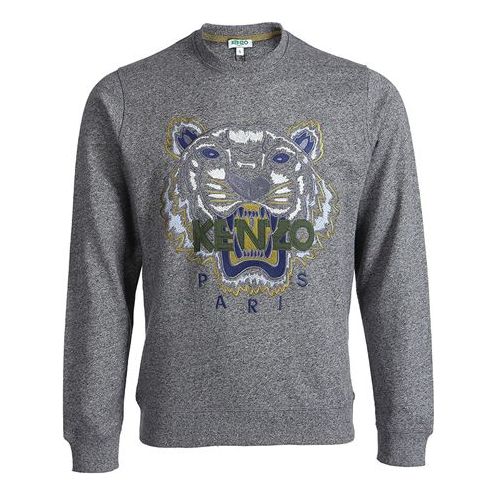 Men's KENZO Gray Cotton Tops F765SW0014XC-98