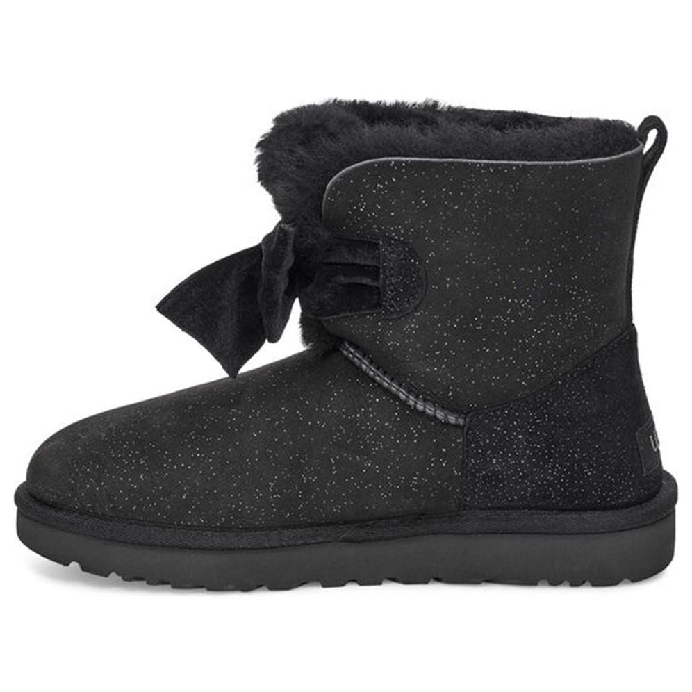 (WMNS) UGG Gita Twinkle Bow Mini 'Black' 1106569-BLK