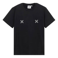 KENZO FW20 Alphabet Logo Printing Loose Short Sleeve Black FA62TS9104SJ-99