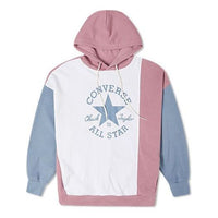 (WMNS) Converse Oversized Color-Blocked Pullover Hoodie Asia Sizing 'Pink Aura' 10022963-659