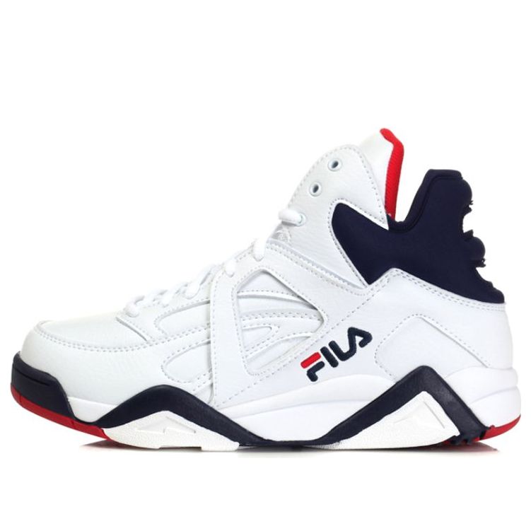 (WMNS) FILA Cage Series Sneakers White/Black/Red FS1HTB3171X_WNR