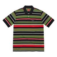 Supreme Multi Stripe Polo Shirt 'Black Green Red' SUP-SS23-041