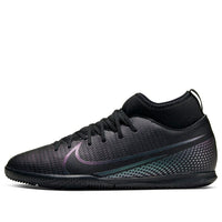 (GS) Nike JR Mercurial Superfly 7 Club IC 'Black Purple' AT8153-010