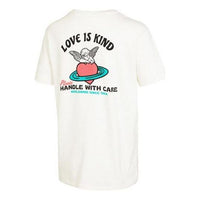 (WMNS) Vans Love Is Kind Boyfriend T-Shirt 'Marshmallow' VN0003KTFS8