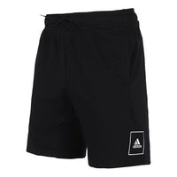 adidas Logo Pattern Knit Sports Shorts Black FP7952