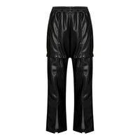 (WMNS) adidas Always Original Faux Leather Track Pants Asia Sizing 'Black' HF2017