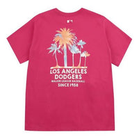 MLB Los Angeles Dodgers LA Short Sleeve Unisex Rose Red 31TSP5031