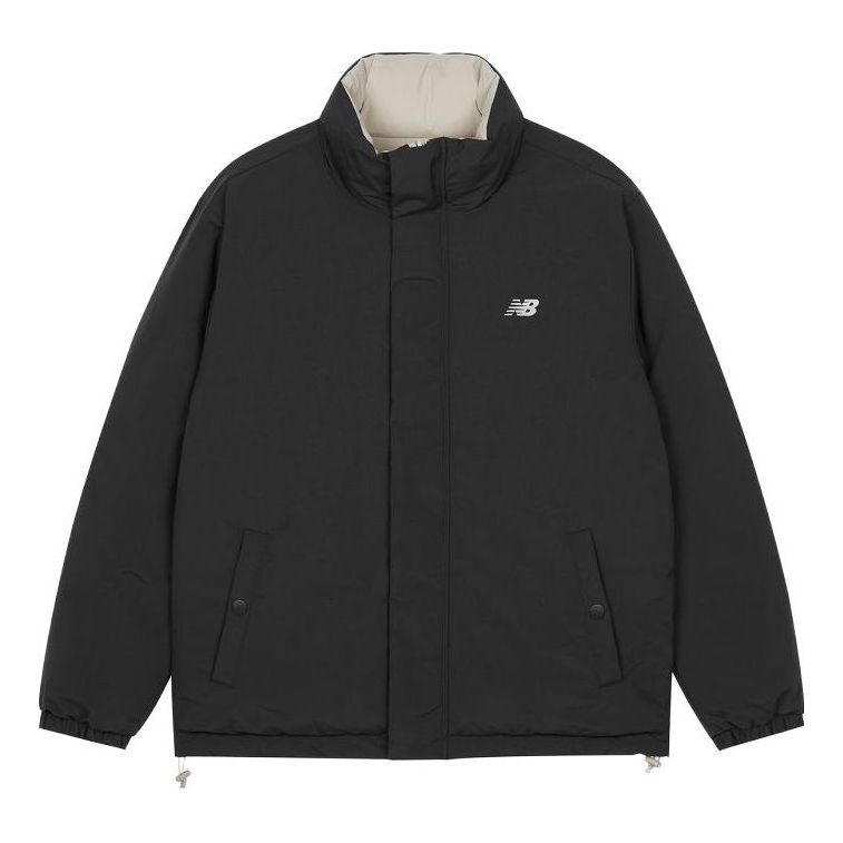 New Balance Waterproof Warm Jacket Asia Sizing 'Black Grey' AMJ34333-BK