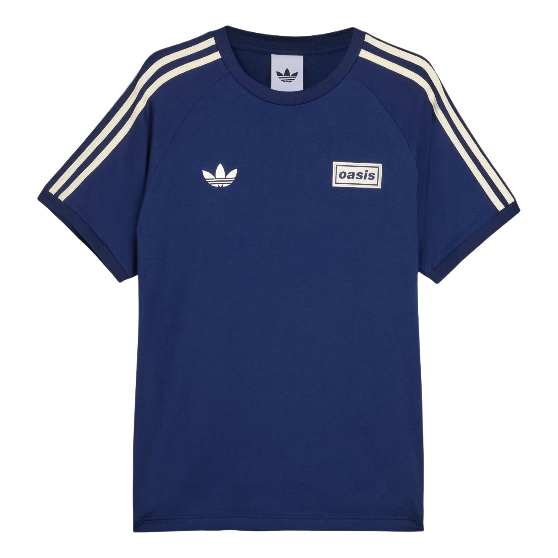adidas Tour Three Stripe T-Shirt 'Night Indigo Cream White' KW6282