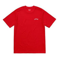 Supreme SS18 Mesh Arc Logo Tee Red Short Sleeve SUP-SS18-0128