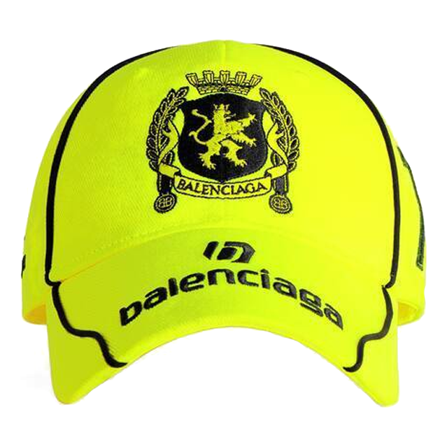 Balenciaga Paris Soccer Cap 'Neon Yellow' 7787874B5B37200