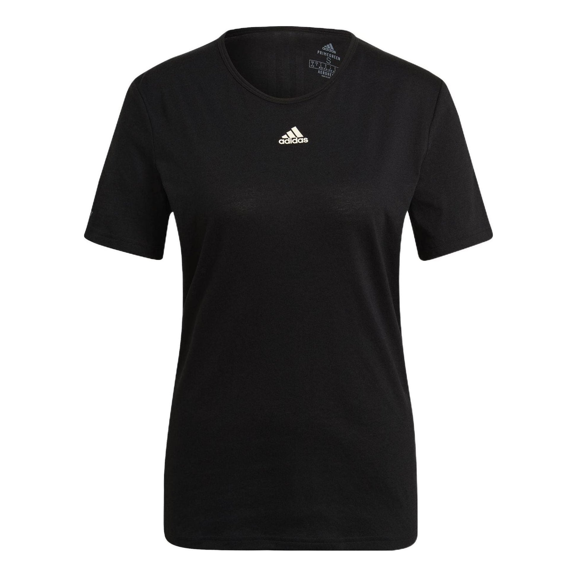 (WMNS) adidas U4U AEROREADY T-Shurt Asia Sizing 'Black' GN4970