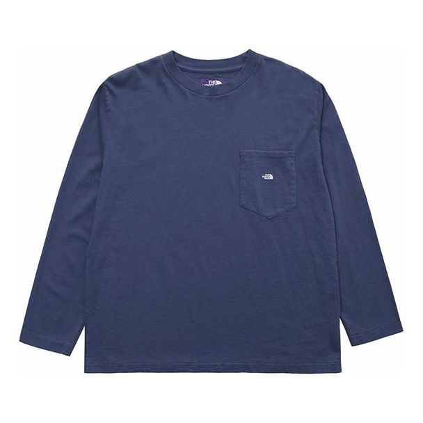 THE NORTH FACE PURPLE LABEL 7oz L/S Pocket Tee Long Sleeve Unisex Navy NT3961N-N