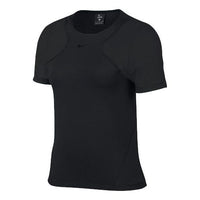 (WMNS) Nike Pro Hypercool Sports Training Tight Short Sleeve Black AQ0018-010