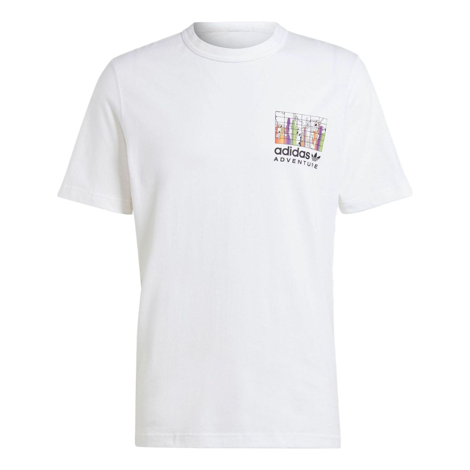 adidas Adventure Graphic T-Shirts 'White' IJ0701