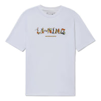 Li-Ning Hoops Graphic T-shirt 'White' AHSSD65-1