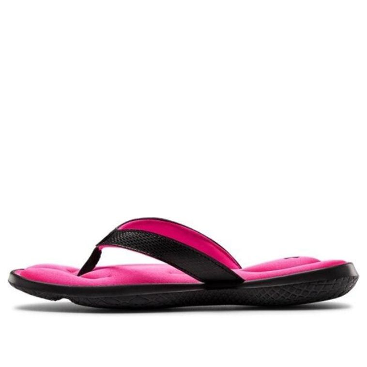 (WMNS) Under Armour Marbella 7 Sandal 'Black Pink Surge' 3022723-002