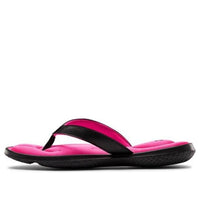 (WMNS) Under Armour Marbella 7 Sandal 'Black Pink Surge' 3022723-002