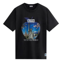 KITH New York to the World Souvenir Vintage Tee 'Black' KHM031271-001