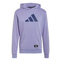 Men's adidas Logo Printing Sports Pullover Japanese Version Light Purple HB0461