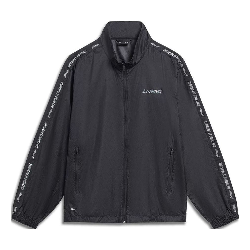 Li-Ning Logo Waterproof Jacket 'Black' AJDT631-2