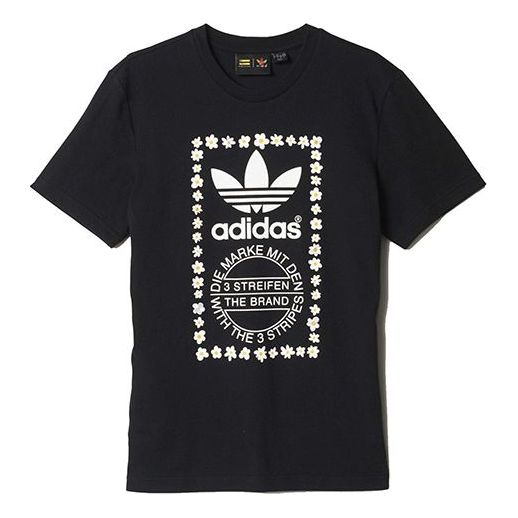 adidas x Pharrell Logo T-Shirt 'Black' AO3000