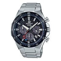CASIO Waterproof EDIFICE Sapphire Crystal Solar Powered Mens Silver EFS-S520CDB-1BUP-YCR