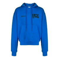 Off-White SS21 Alphabet Printing Pullover Loose Fit Blue OMBB037S21FLE0044510
