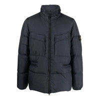 STONE ISLAND Waffen Patch Crinkle Labs Down Padded Jacket 'Black' 771540123-V0020