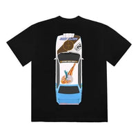 Travis Scott Unisex Cactus Jack JACKBOYS VEHICLE Print Round-neck Tee Black TC-285
