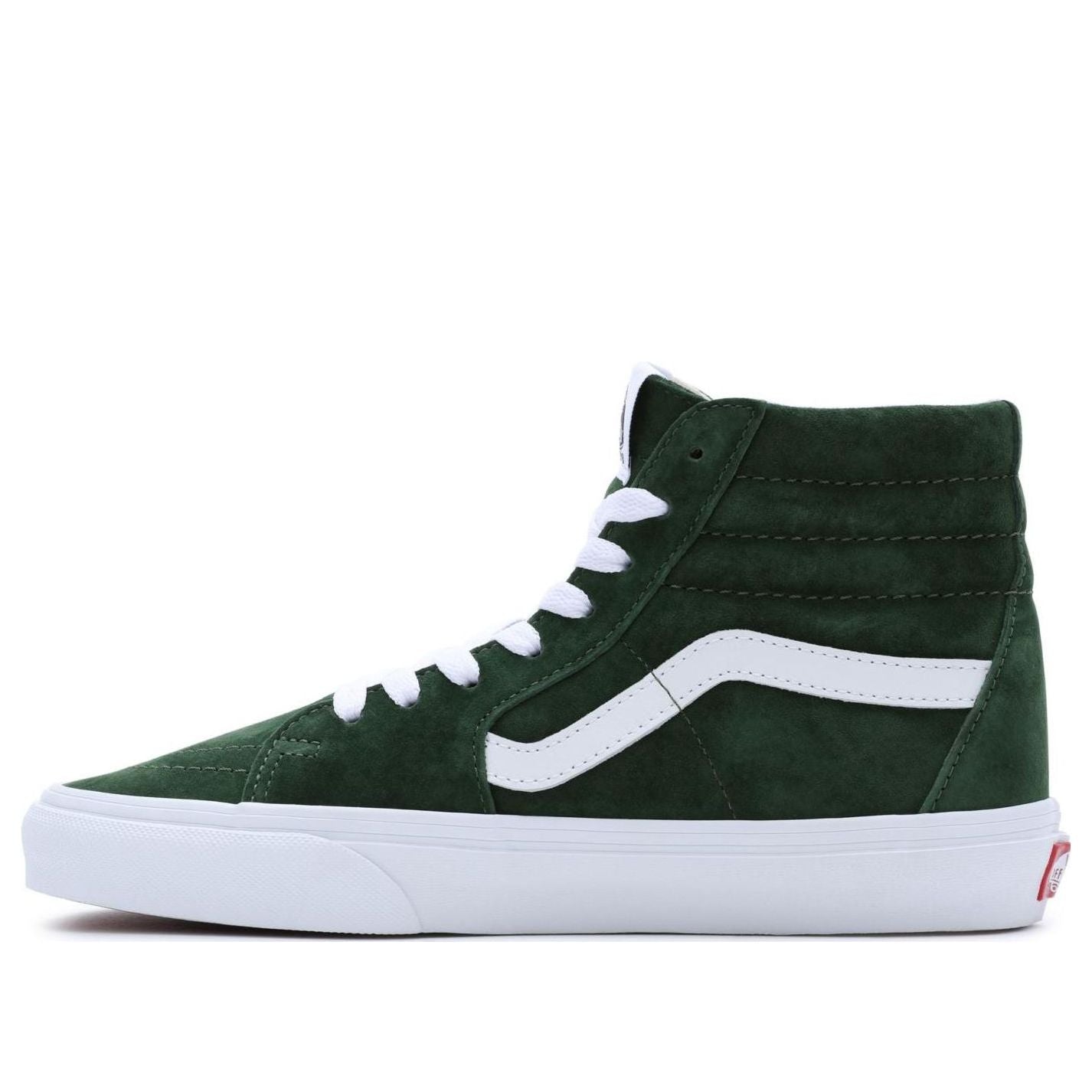 (WMNS) Vans Pig Suede Sk8-Hi 'Green White' VN0007NSBXU