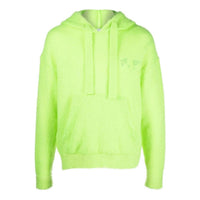 Men's Off-White FW22 Arrow Logo Printing Loose Fit Green Yellow OMHA171F22KNI0017070