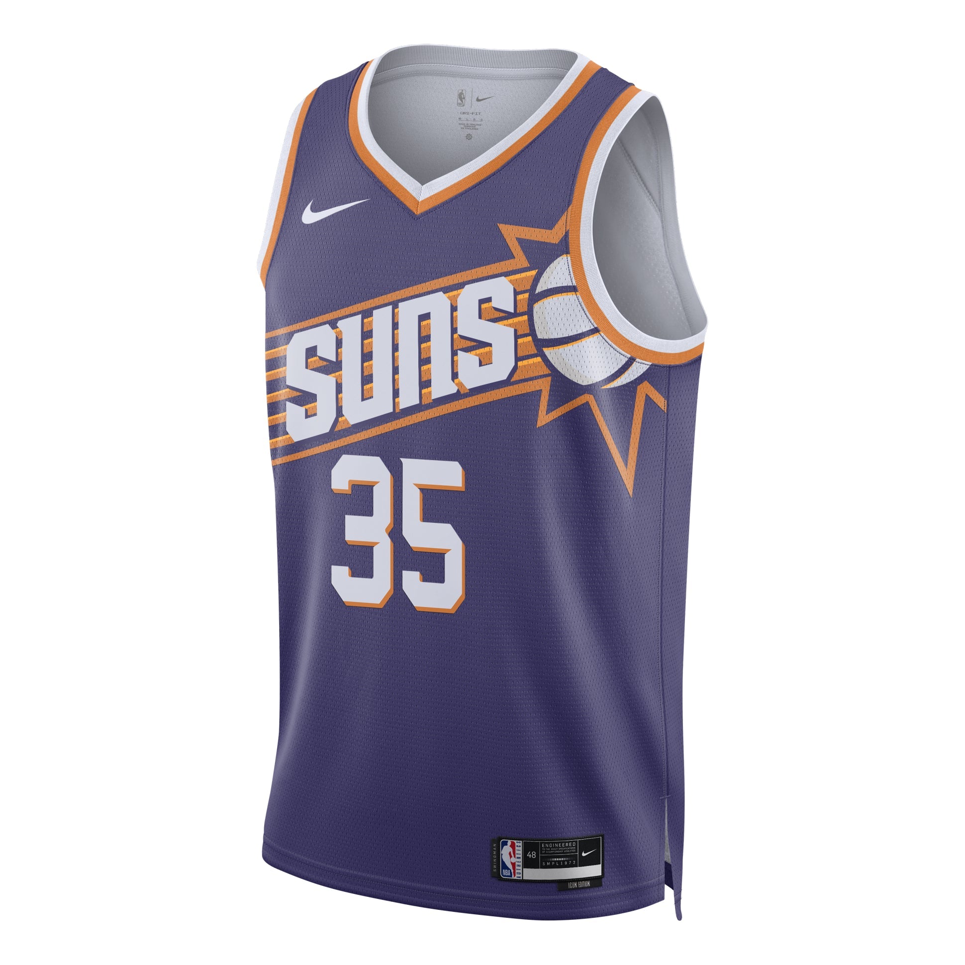 Nike Dri-FIT NBA Phoenix Suns 2023/24 Icon Edition Swingman Jersey 'Kevin Durant' DV4855-570