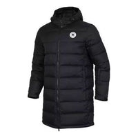 Converse Sports Leisure Thickened Thermal Windproof Hooded Down Jacket Asia Sizing 'Black' 10005123-A01
