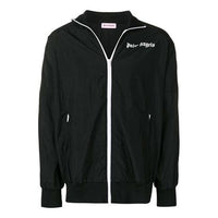Men's PALM ANGELS Brown Angel Jacket Black PMBD014S195070071001