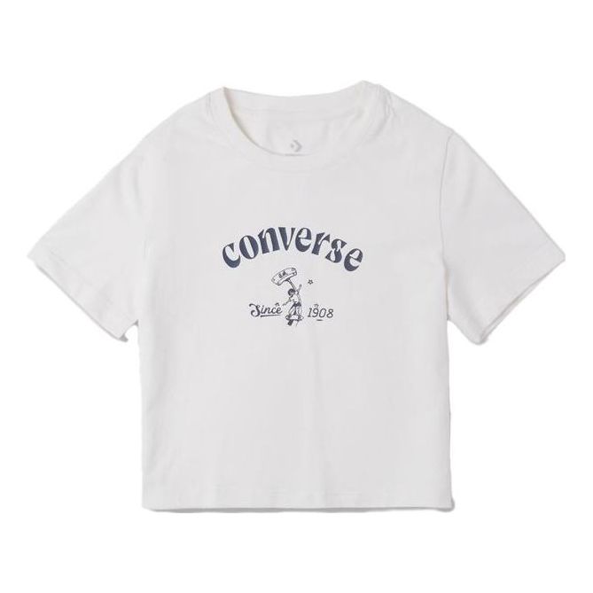 (WMNS) Converse Skateboard Tee Asia Sizing 'Egret' 10026166-A01