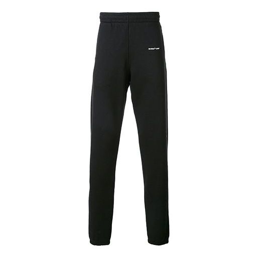 Off-White MENS Virgil Abloh Logo Sweatpants Black OMCH014S19D250221001