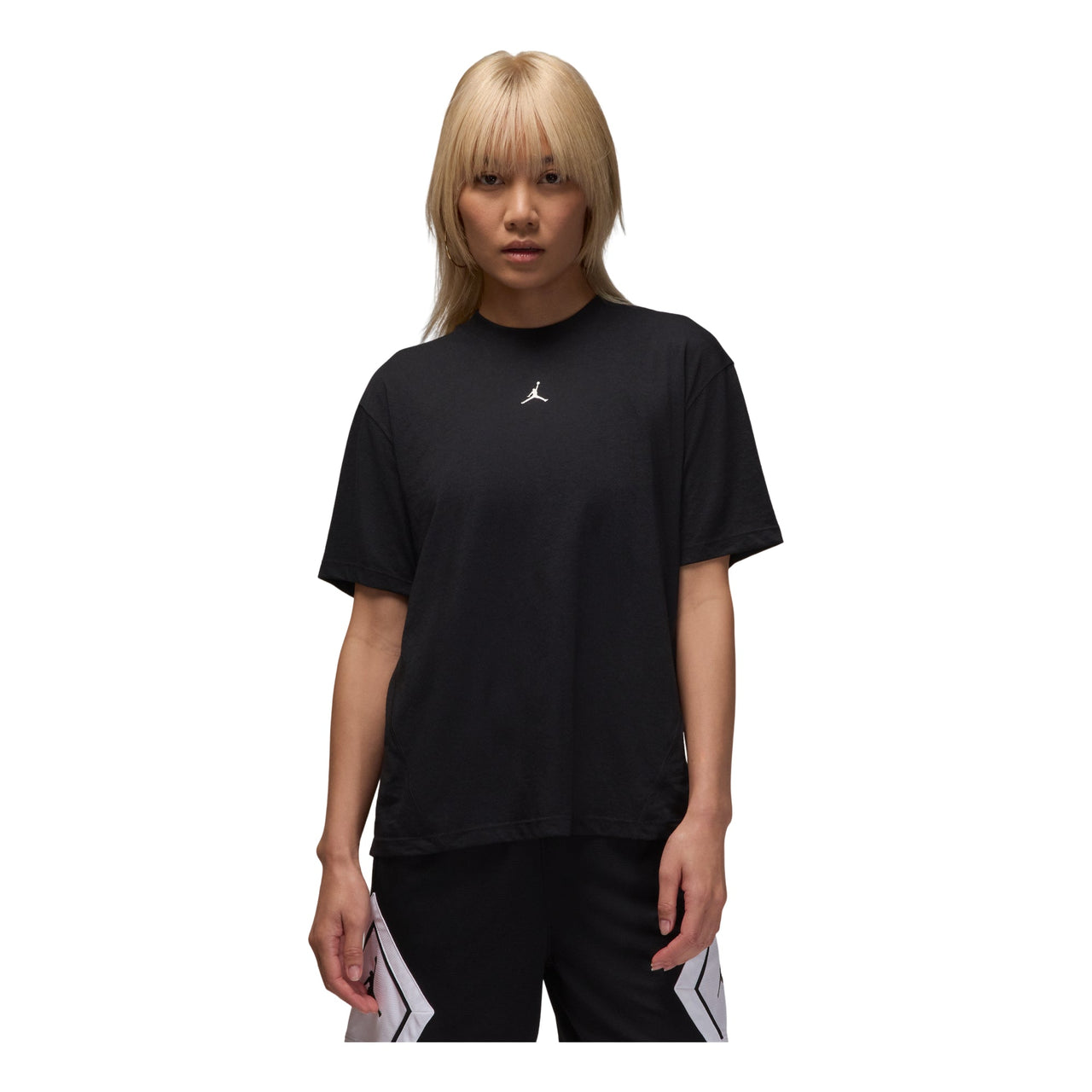 (WMNS) Air Jordan Sport Diamond Graphic T-shirt Asia Sizing 'Black' FN5117-010