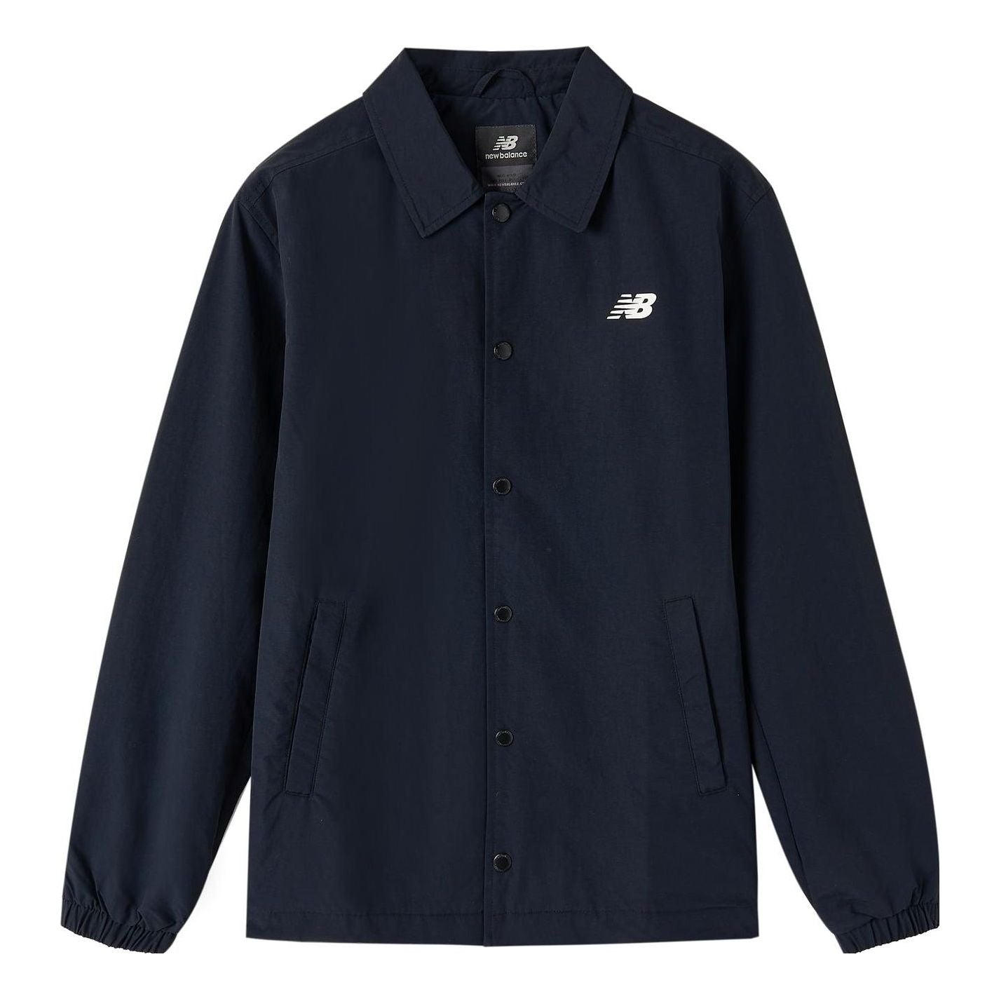 New Balance Essentials Coaches Jacket Asia Sizing 'Black' NAA1V013-BK