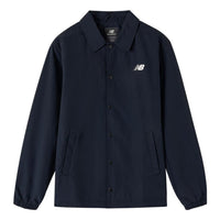 New Balance Essentials Coaches Jacket Asia Sizing 'Black' NAA1V013-BK