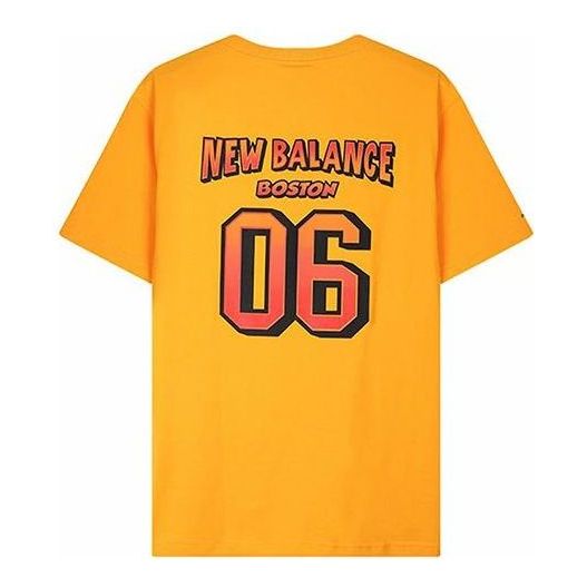 New Balance Athletic Basketball Graphic T-Shirt Asia Sizing 'Orange' NEA23051-YL