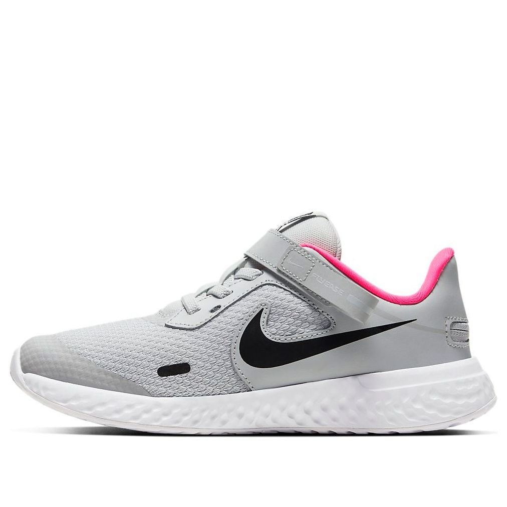 (PS) Nike Revolution 5 FlyEase 'Grey Black Pink' CQ4648-002