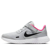 (PS) Nike Revolution 5 FlyEase 'Grey Black Pink' CQ4648-002
